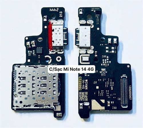 Cụm Chân Sạc Redmi Note14 4G (Zin)